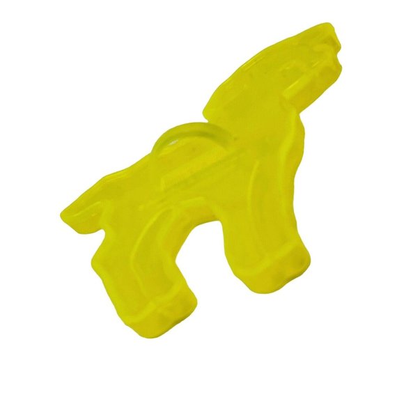 Easter Amscan Vintage Imprint 3.25” Cookie Cutter Yellow Transparent With Handle - Picture 5 of 7